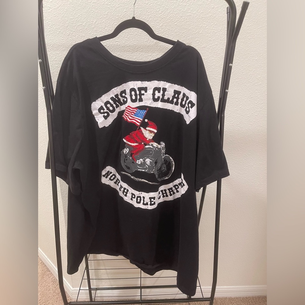 Black Sons of Claus Graphic T-Shirt